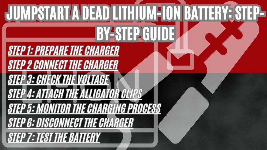 How to Jumpstart a Dead LithiumIon Battery The Ultimate Guide